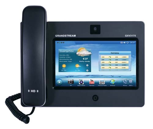 Điện thoại IP Video HD Grandstream GXV3175 đại diện cho tương lai điện thoại IP trong truyền thông đa phương tiện dành cho cá nhân.